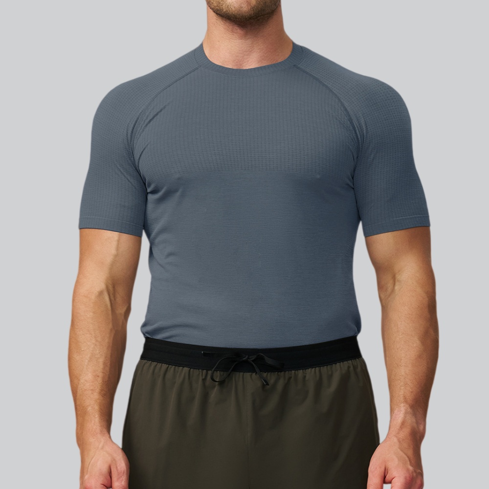 Sports Equipment Logos - Camiseta Esportiva Masculina de Cor Sólida