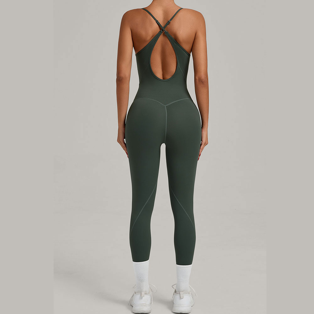 Sports Equipment Logos - Macacão Fitness JUREN para Mulheres, Conjunto
