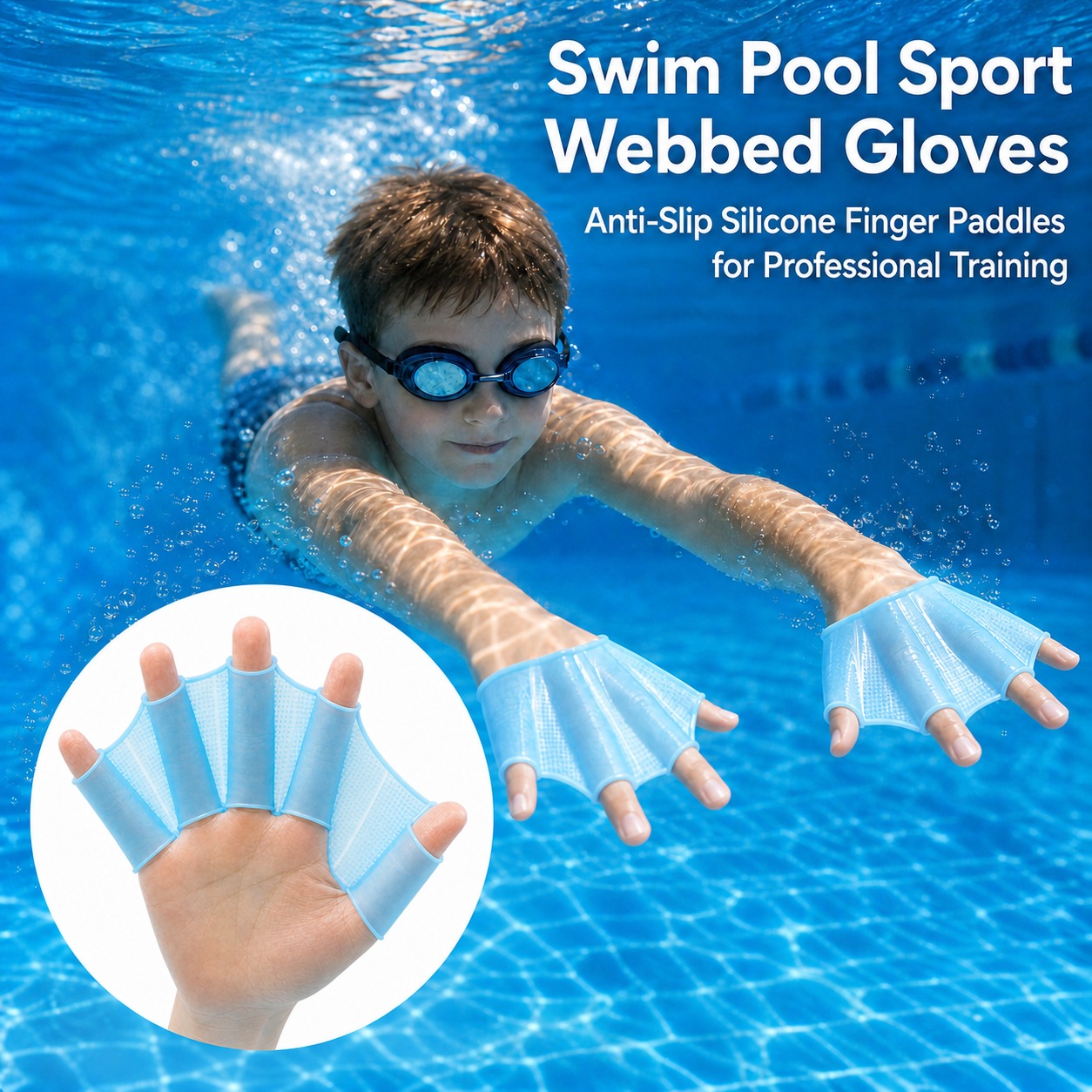 Sports Equipment 7 Year Old - Nadadeiras de Silicone para Natação, Aletas