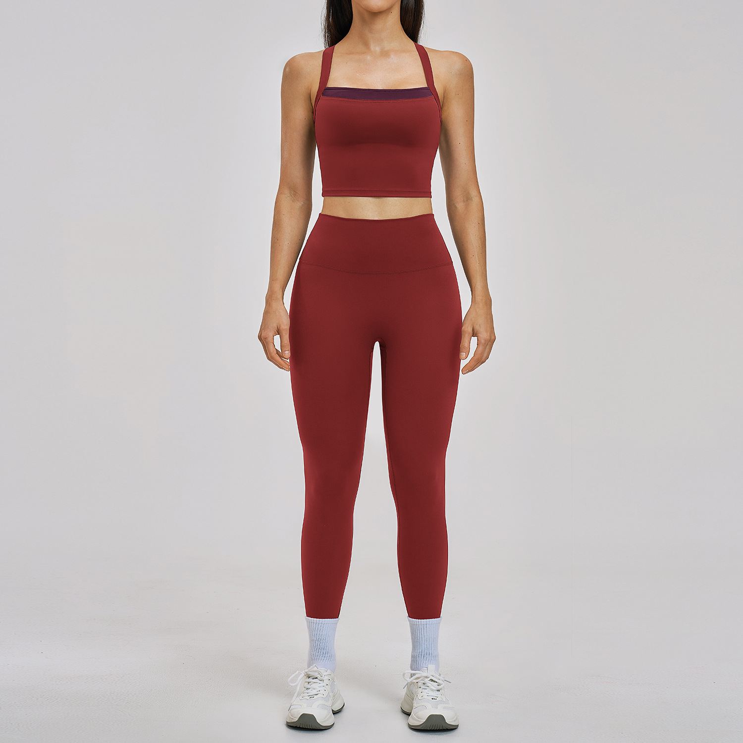 Conjunto de Yoga Feminino 2 Pe - Sports Equipment Logos avaliação e preço