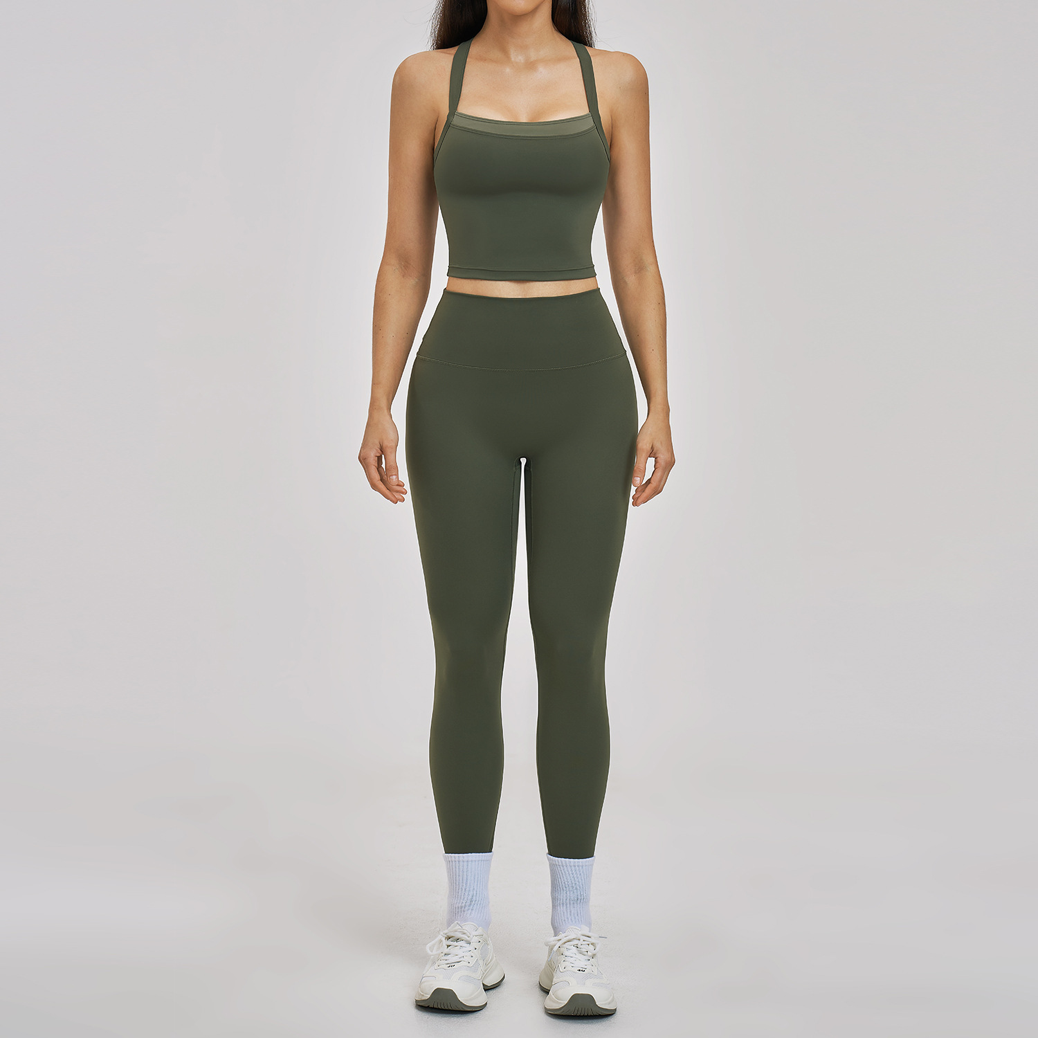 Conjunto de Yoga Feminino 2 Pe - Sports Equipment Logos avaliação e preço