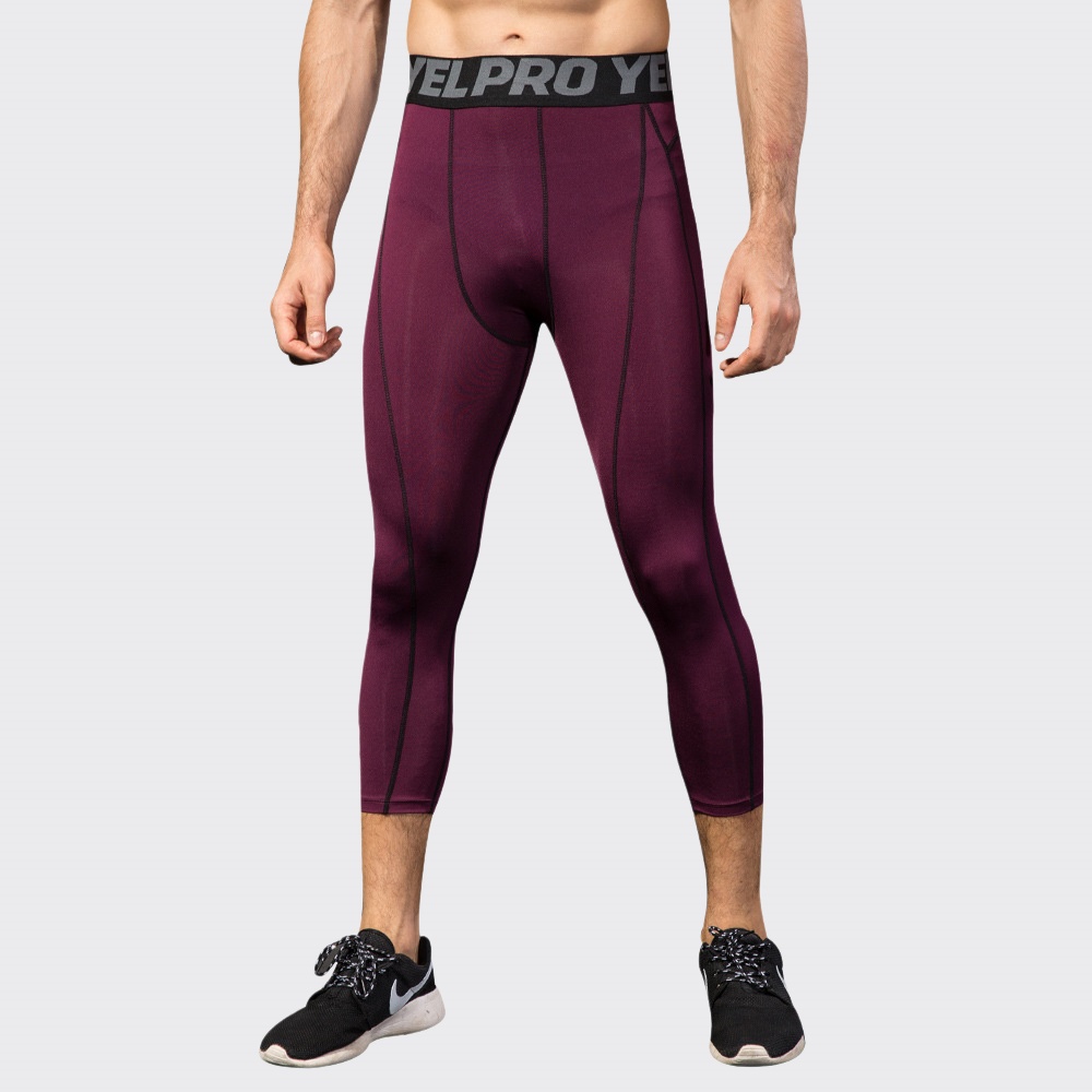 Calças de Compressão Masculina - Sports Equipment Logos avaliação e preço