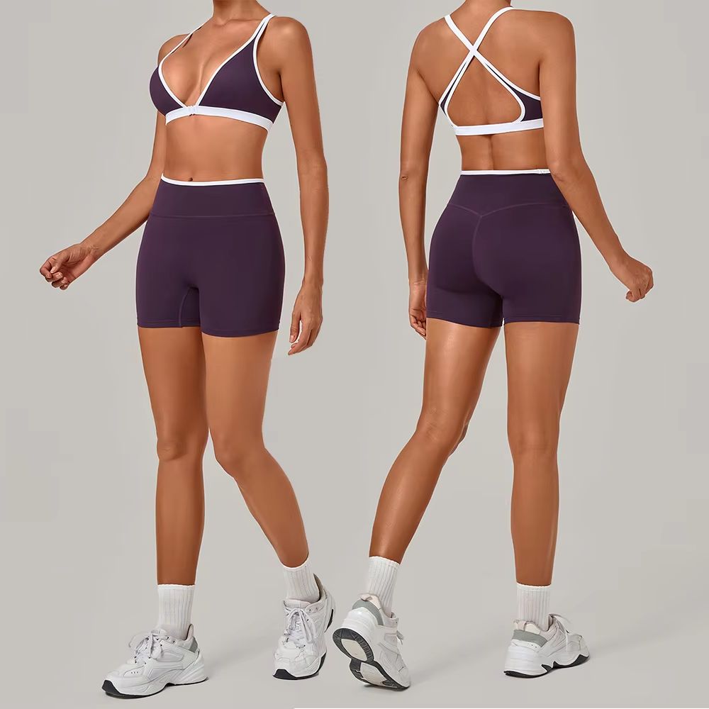 Conjunto de Yoga Feminino de 2 - Sports Equipment Logos avaliação e preço