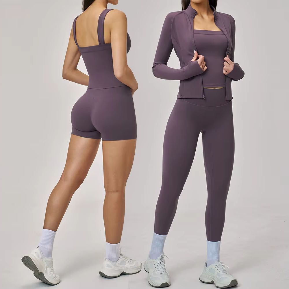 Conjunto de Roupas de Yoga par - Sports Equipment Logos avaliação e preço