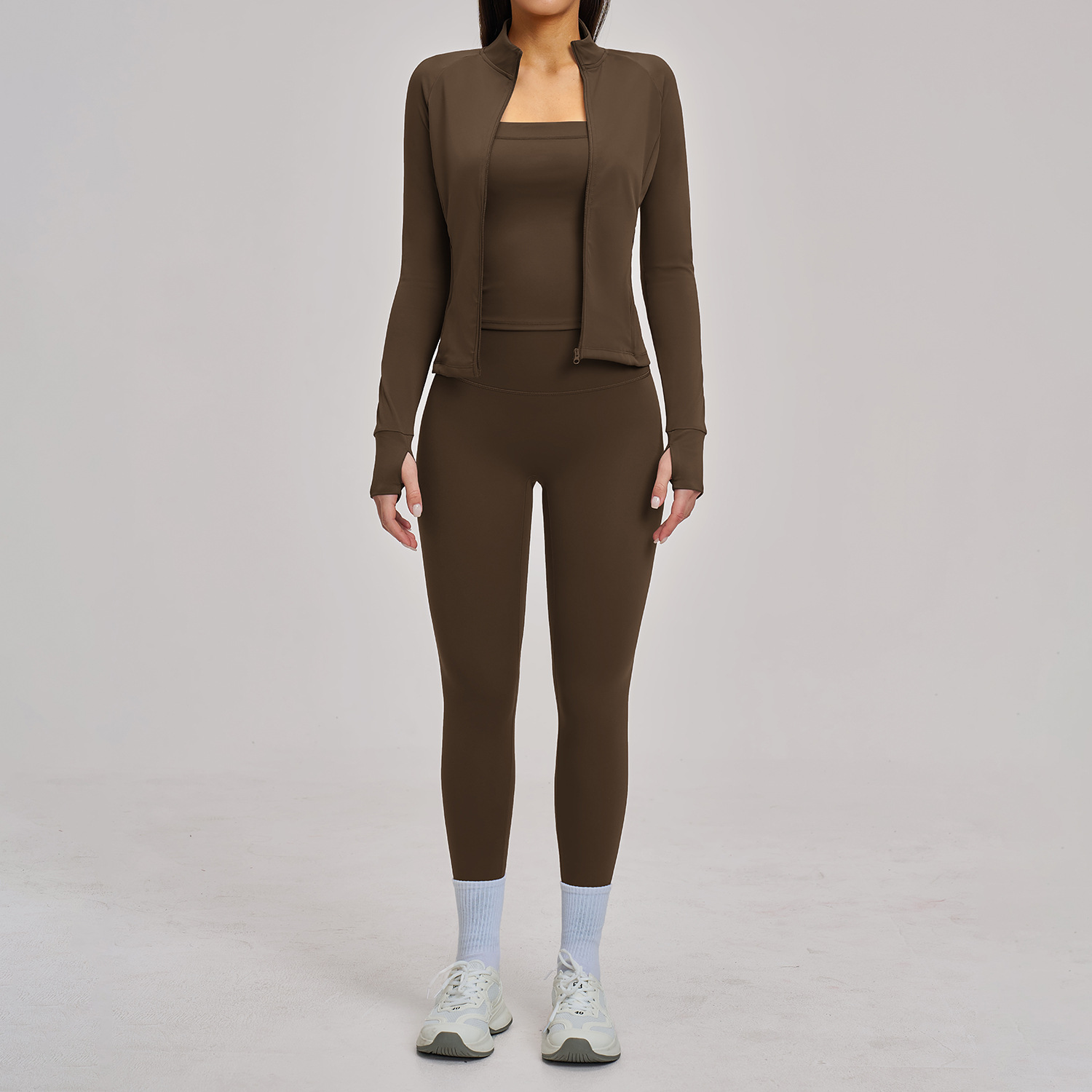Conjunto de Roupas de Yoga par - Sports Equipment Logos avaliação e preço